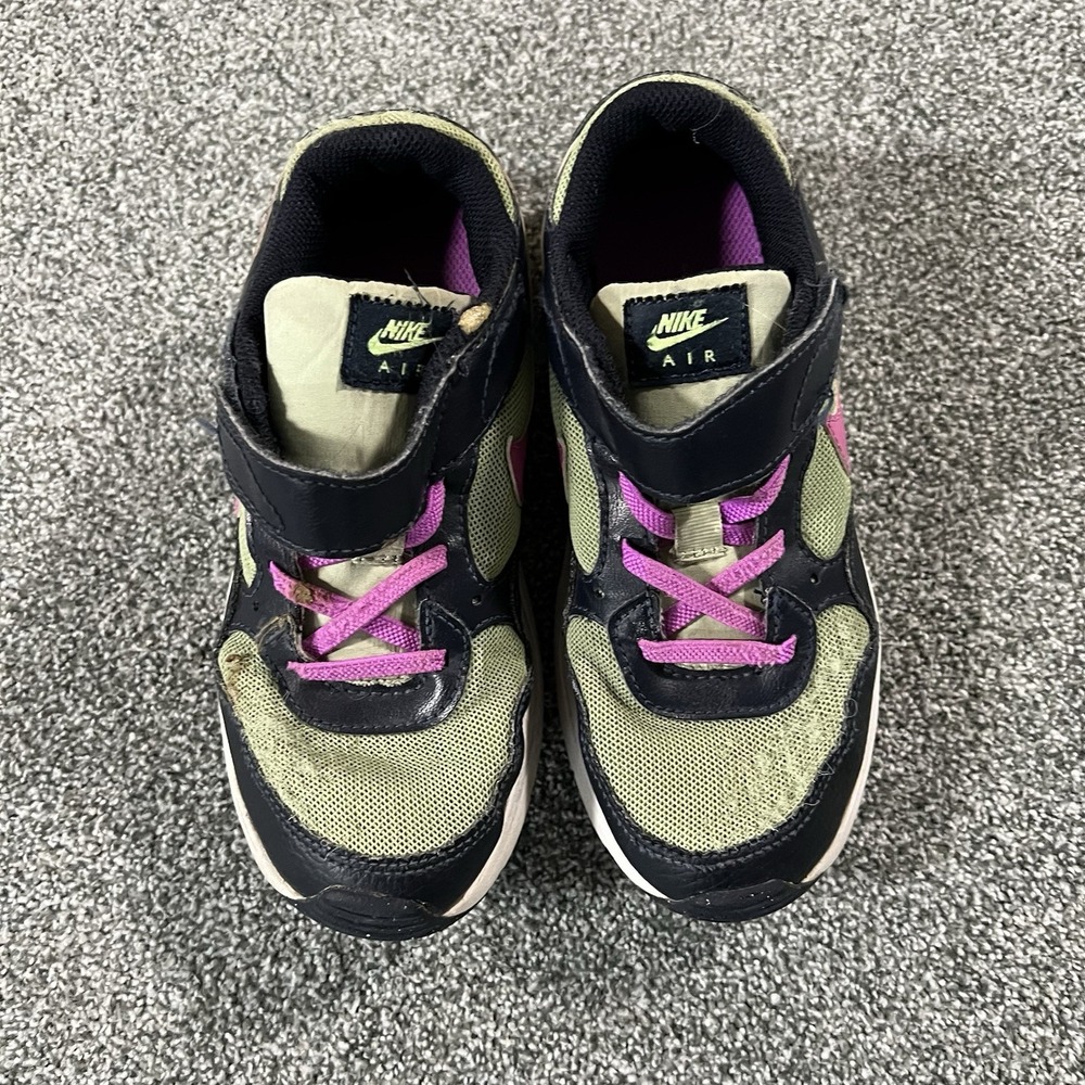 Nike Air Max SC Hook Loop Shoes Youth 2Y Black Pink Running Sneakers CZ5356-300 - Picture 4 of 9